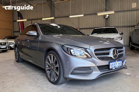 Silver 2014 Mercedes-Benz C250 Sedan Bluetec