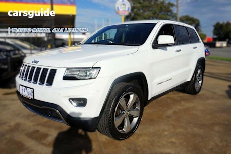 White 2015 Jeep Grand Cherokee Wagon Limited (4X4)