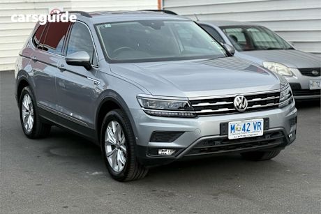 Silver 2021 Volkswagen Tiguan SUV 162TSI PROLINE ALLSPACE WAGON 7SP 4MOTION 2.0T