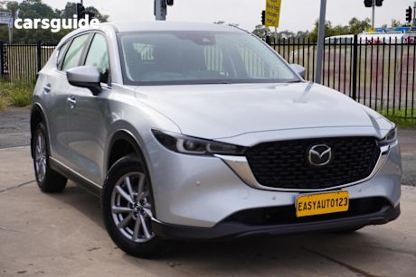 Silver 2023 Mazda CX-5 Wagon G25 Touring (Awd)
