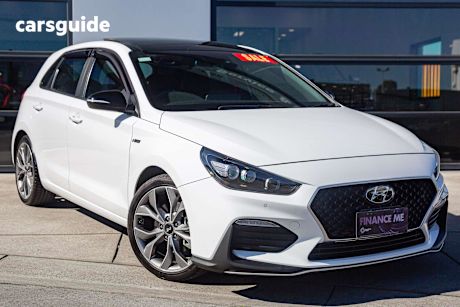 White 2022 Hyundai I30 Hatch N LINE PREMIUM F