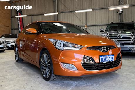 Orange 2017 Hyundai Veloster Coupe FS5 SERIES 2 MY16