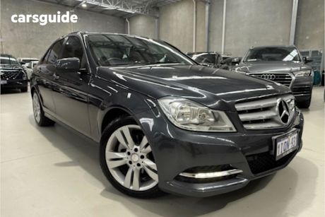 Grey 2013 Mercedes-Benz C200 Sedan Be