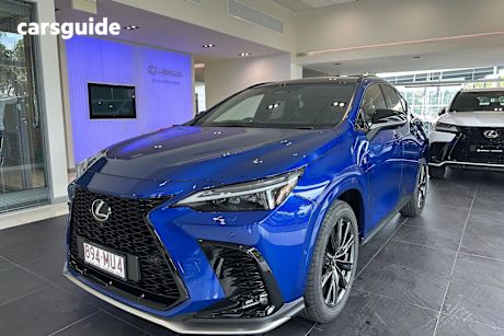 Blue 2025 Lexus NX SUV NX350 F SPORT 4X4