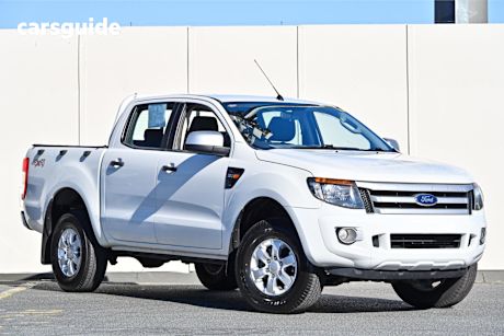 White 2014 Ford Ranger Dual Cab Utility Xls (4X4)