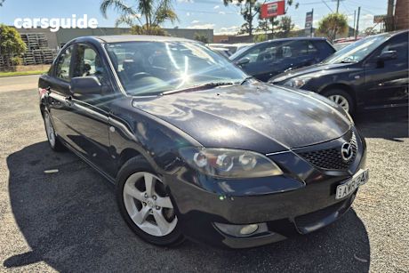 Black 2005 Mazda 3 Sedan Maxx Sport