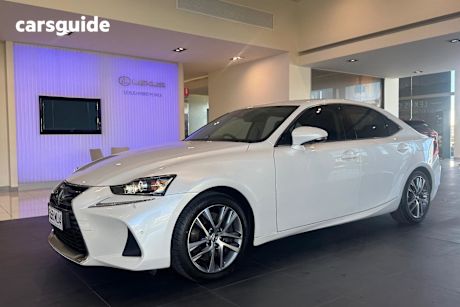 White 2017 Lexus IS300 Sedan Luxury