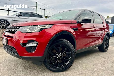 Red 2016 Land Rover Discovery Sport SUV SI4 SE 4X4