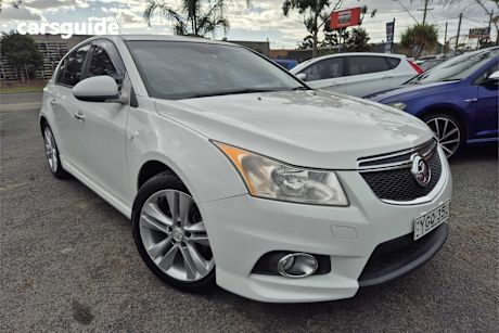 White 2013 Holden Cruze Hatchback Sri V