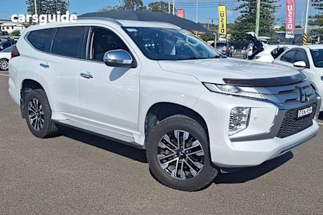 White 2021 Mitsubishi Pajero Sport Wagon Exceed (4Wd) 7 Seat