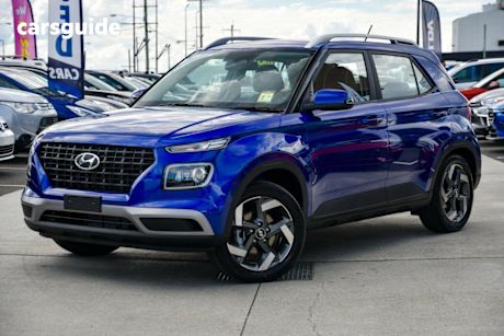 Blue 2025 Hyundai Venue SUV ACTIVE F