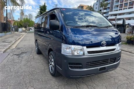 Blue 2006 Toyota HiAce Van Lwb
