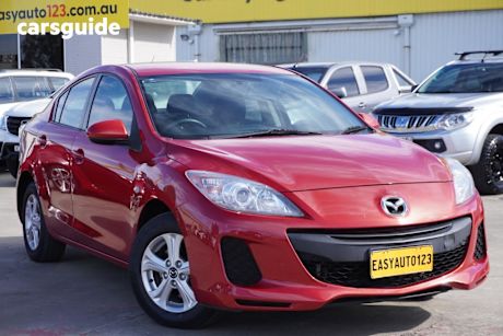 Red 2013 Mazda 3 Sedan Neo