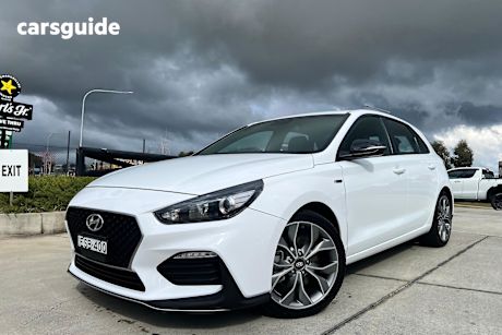 White 2019 Hyundai I30 Hatch N LINE F