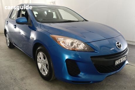 Blue 2012 Mazda 3 Hatchback Neo