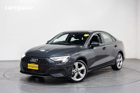 Grey 2022 Audi A3 Sedan 35 Tfsi Mhev