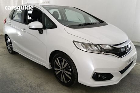 White 2019 Honda Jazz Hatchback Vti-L