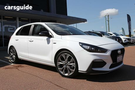 White 2021 Hyundai I30 Hatchback N Line