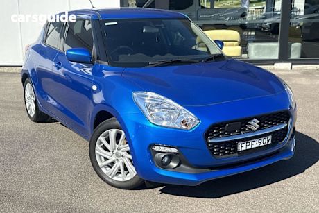 Blue 2022 Suzuki Swift Hatchback Gl S Plus