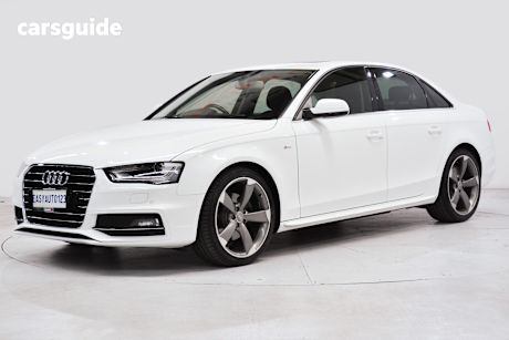 White 2015 Audi A4 Sedan 1.8 Tfsi S-Line Plus
