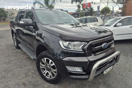 Black 2016 Ford Ranger Dual Cab Pick-up Wildtrak 3.2 (4X4)