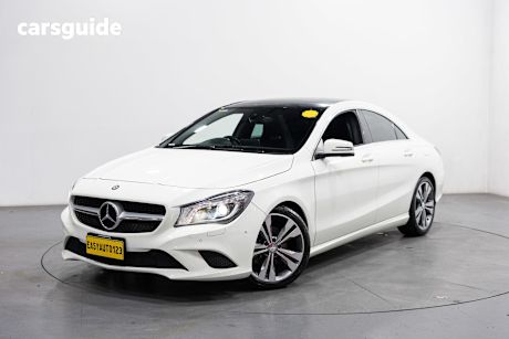 White 2015 Mercedes-Benz CLA200 Coupe