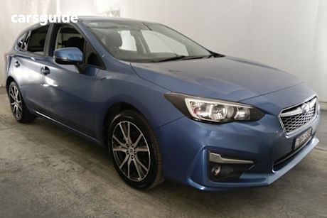 Blue 2018 Subaru Impreza Hatchback 2.0I (Awd)