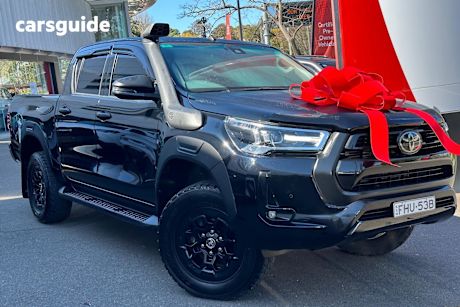 Black 2021 Toyota Hilux Ute Tray SR5 4X4
