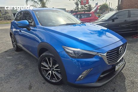 Blue 2015 Mazda CX-3 Wagon S Touring (Awd)