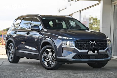 Blue 2021 Hyundai Santa FE SUV ACTIVE 4X4