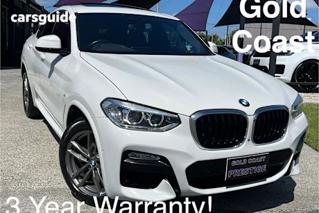 White 2019 BMW X4 SUV XDRIVE20I M SPORT 4X4