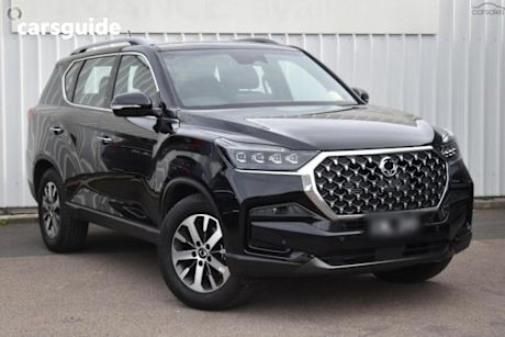 Black 2024 Ssangyong Rexton SUV ADVENTURE 4X4