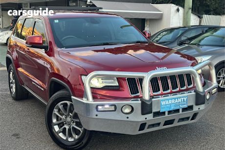 Red 2015 Jeep Grand Cherokee SUV LAREDO 4X4