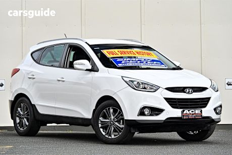White 2015 Hyundai IX35 SUV SE F