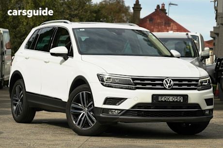 White 2019 Volkswagen Tiguan Wagon 162 Tsi Highline