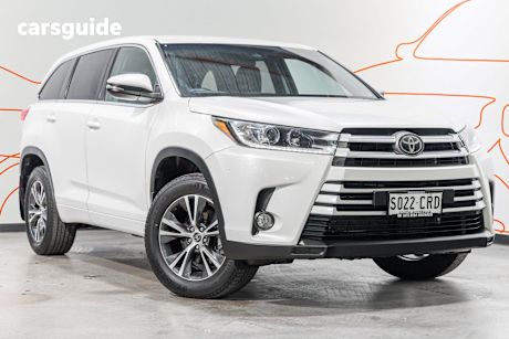 White 2018 Toyota Kluger SUV GX F