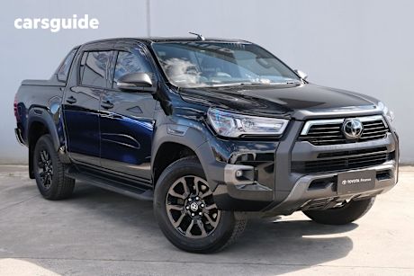 Black 2021 Toyota Hilux Ute Tray ROGUE 4X4