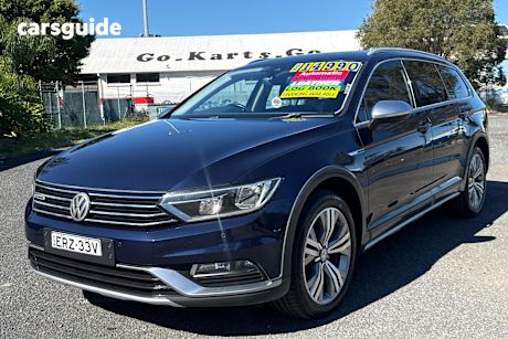Blue 2015 Volkswagen Passat Wagon Alltrack 140 Tdi