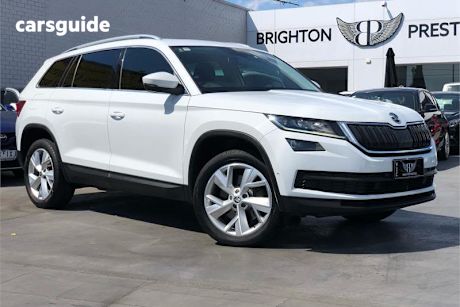 White 2018 Skoda Kodiaq Wagon 132 Tsi (4X4)