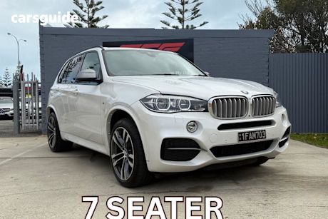 White 2017 BMW X5 Wagon M50D