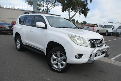 White 2010 Toyota Landcruiser Prado SUV GXL 4X4
