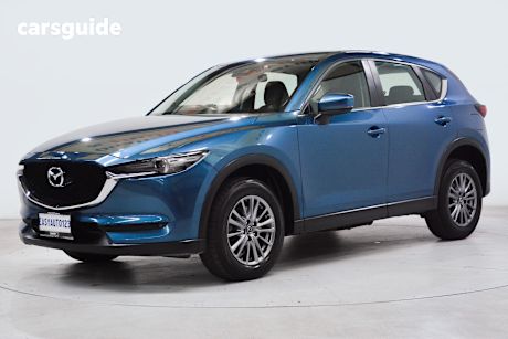 Blue 2018 Mazda CX-5 Wagon Maxx Sport (4X4)