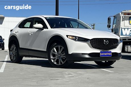 White 2023 Mazda CX-30 Wagon G20 Evolve (Fwd)