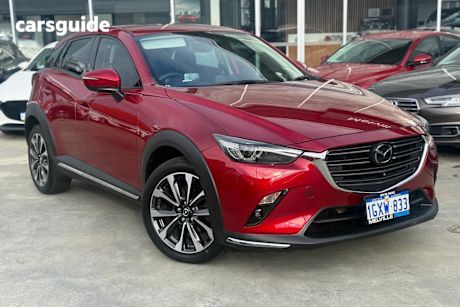 Red 2019 Mazda CX-3 SUV AKARI F