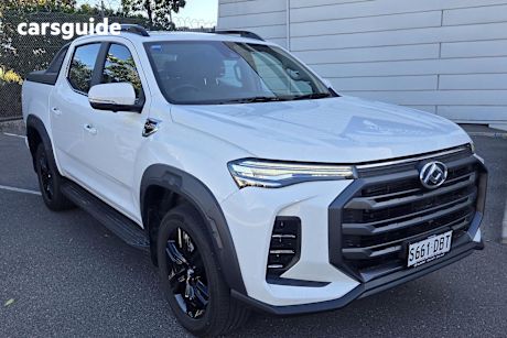 White 2024 LDV T60 Double Cab Utility Max Luxe (4X4)