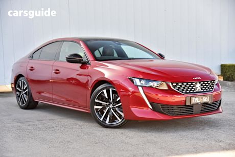 Red 2020 Peugeot 508 Fastback Gt