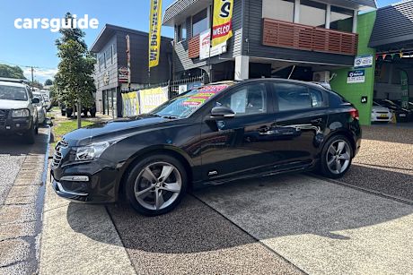 Black 2016 Holden Cruze Hatchback Sri