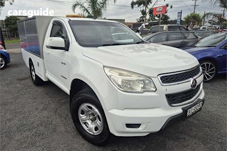 White 2012 Holden Colorado Cab Chassis Lx (4X2)