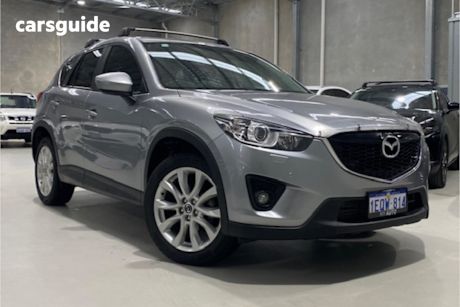 Silver 2013 Mazda CX-5 Wagon Grand Tourer (4X4)