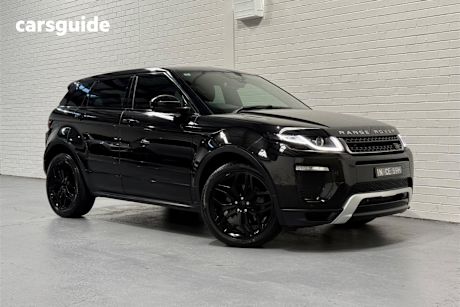 Black 2018 Land Rover Range Rover Evoque Wagon Sd4 (177Kw) Se Dynamic
